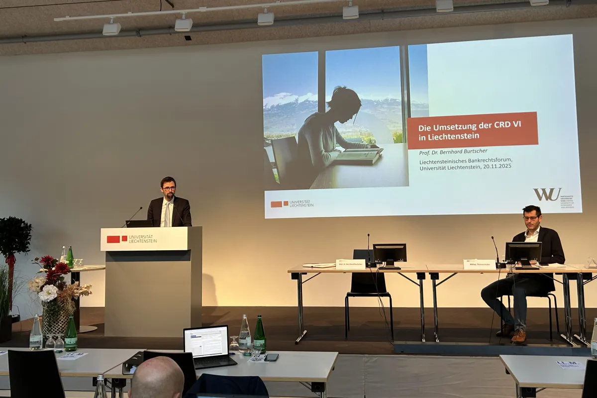 Referent am Bankrechtsforum