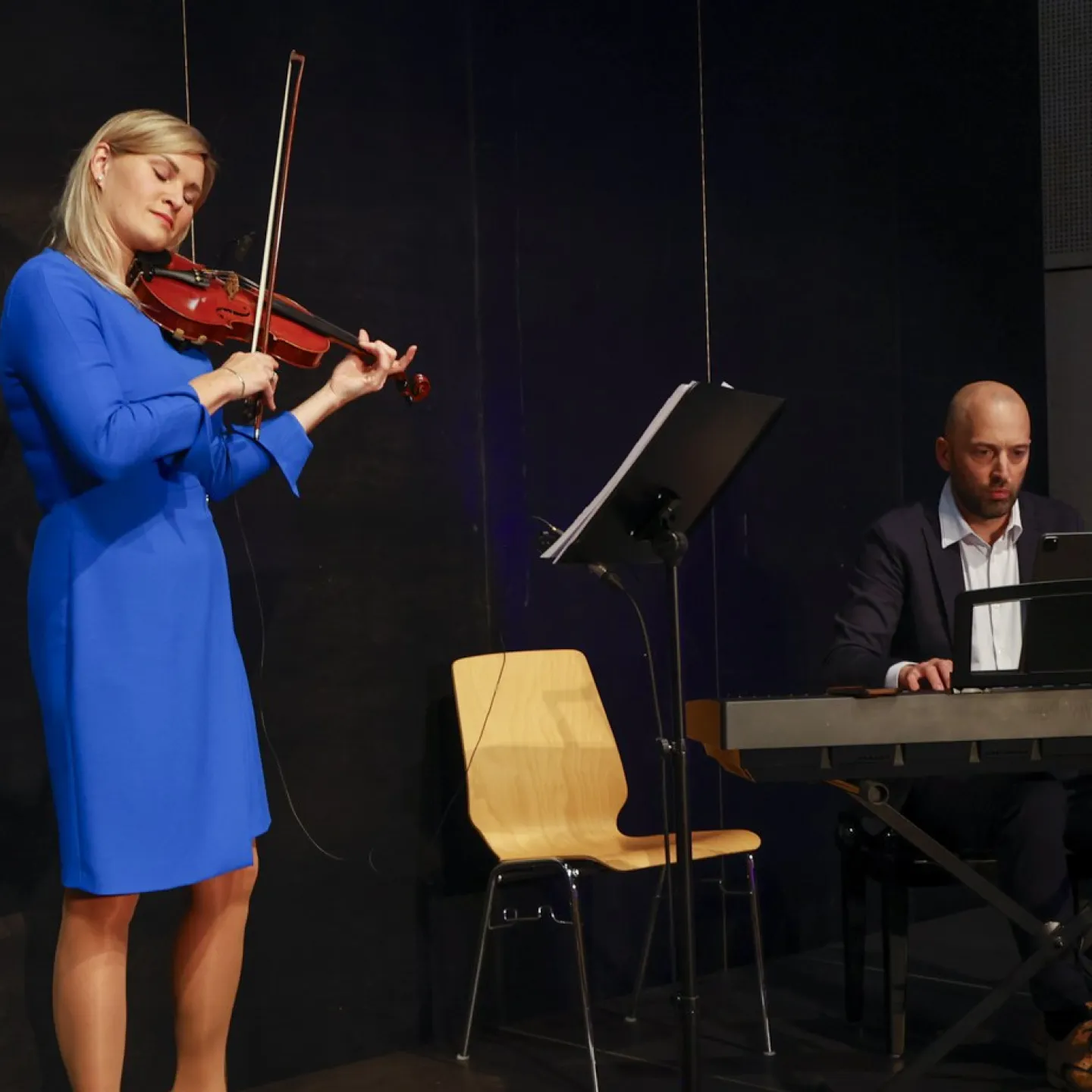 Auf dem Bild sind Janina Rischka und Franz Ortner.