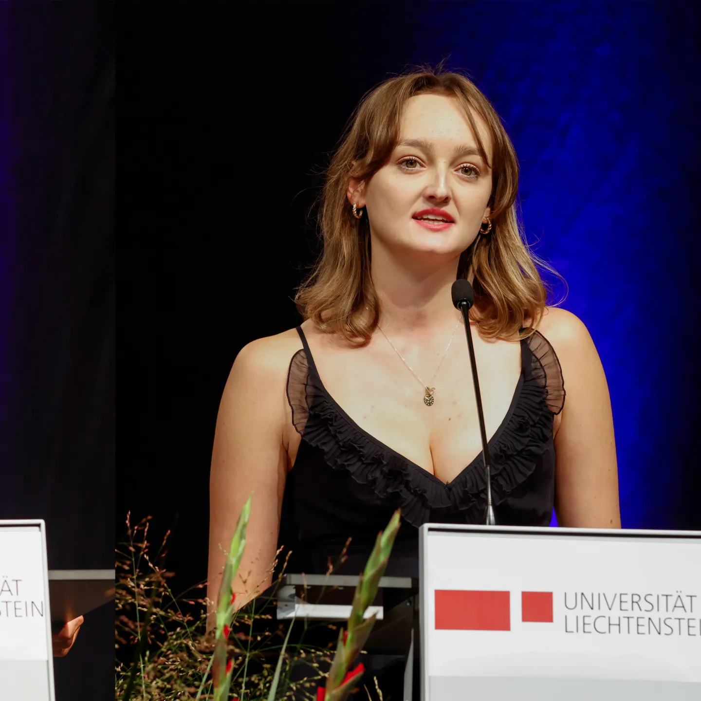 Studentische Redner an der Diplomfeier