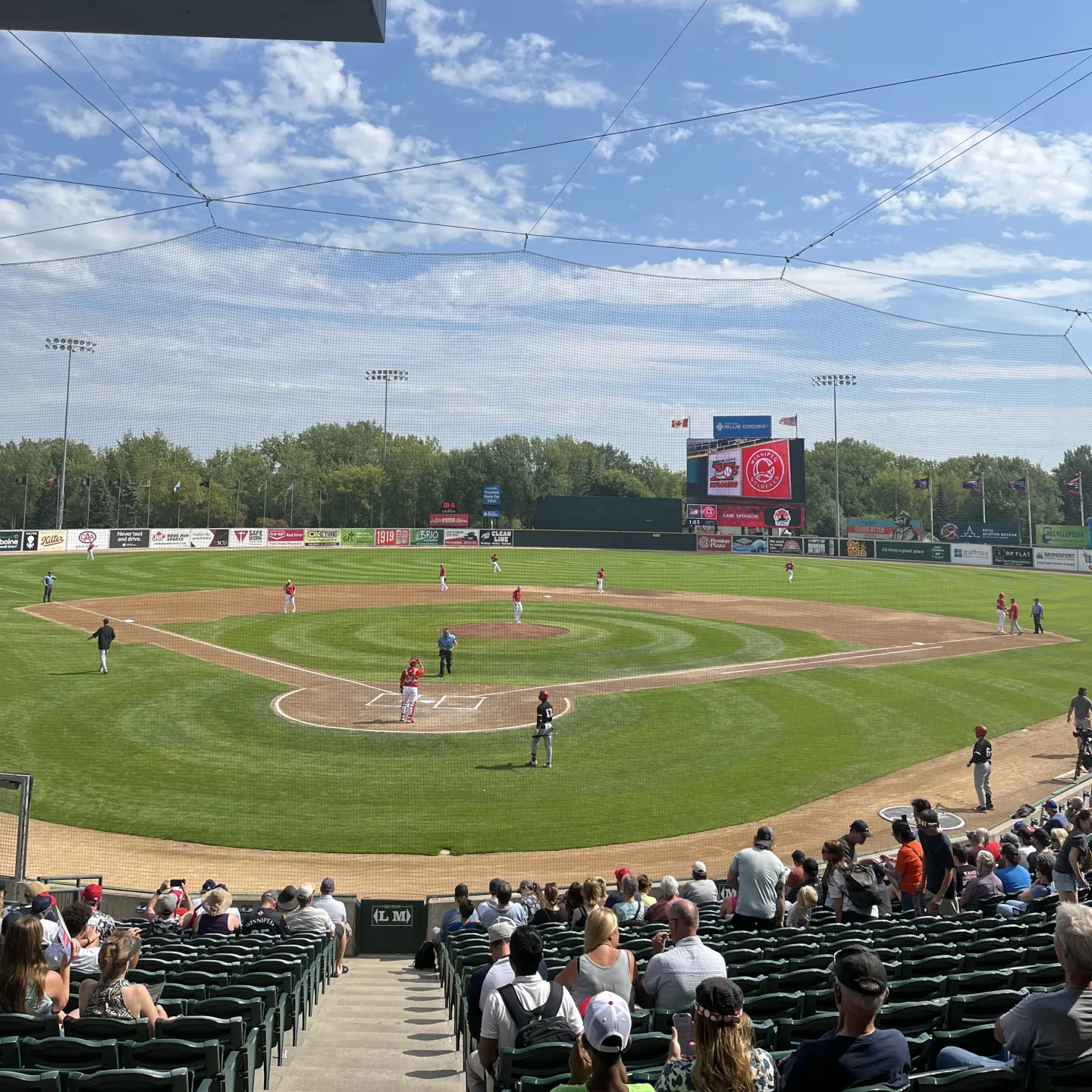 Baseballspiel der Kanadischen Universität