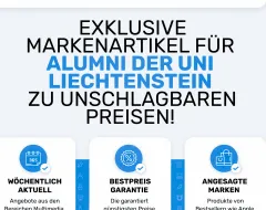 Angebote für Alumni der Universität Liechtenstein auf dem Markenportal Brands for Students