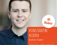 Bachelor Student der Universität Liechtenstein mit Schulhintergrund BG Bludenz im Porträt.