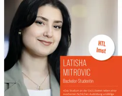 Bachelor Studentin der Universität Liechtenstein mit Vorbildung an der HTL Imst im Gespräch über ihre Studienerfahrung.