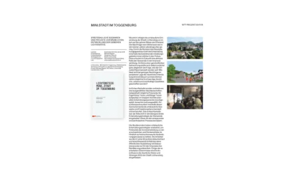 Darstellung eines Transferprojekts "Lichtensteig"