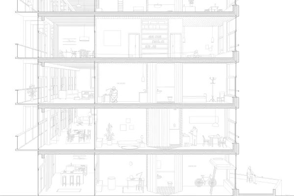 Gebäudeplan/Schnitt