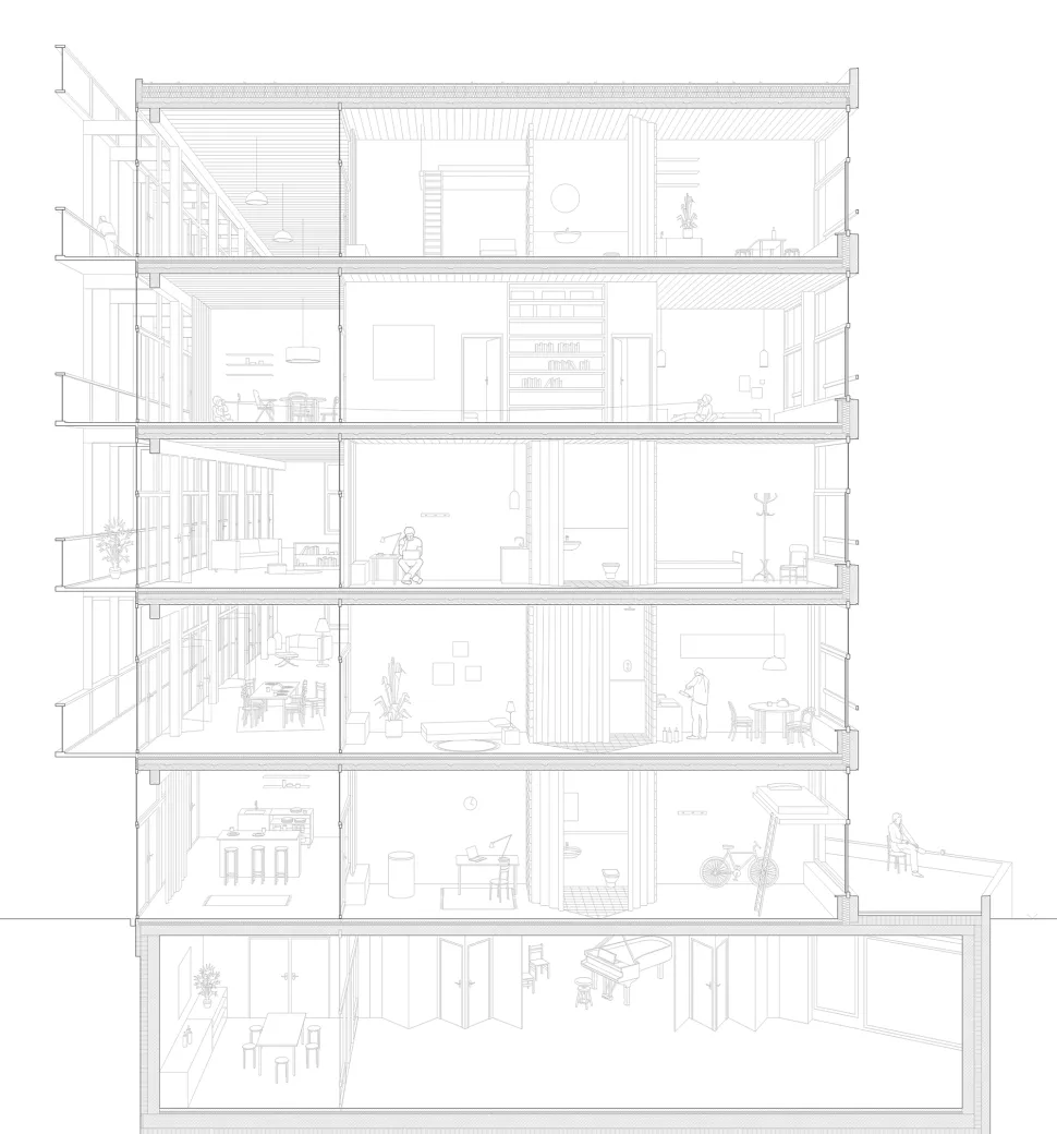 Gebäudeplan/Schnitt